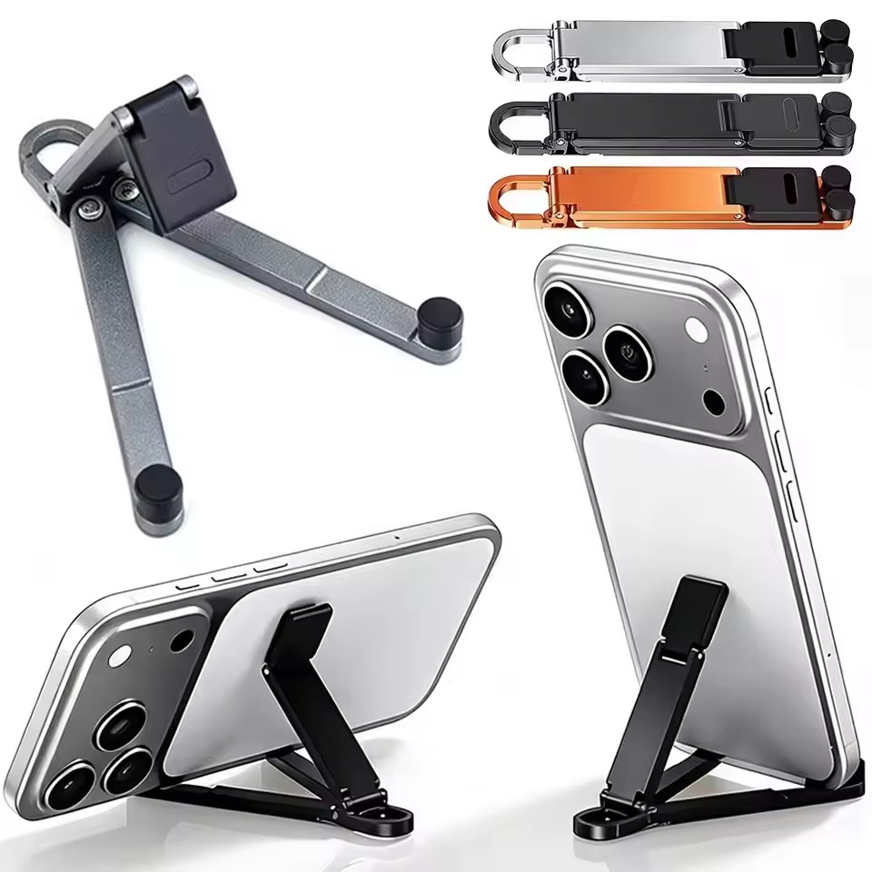 Phone Stands - Supporto Pieghevole per Telefono da Portachiavi,