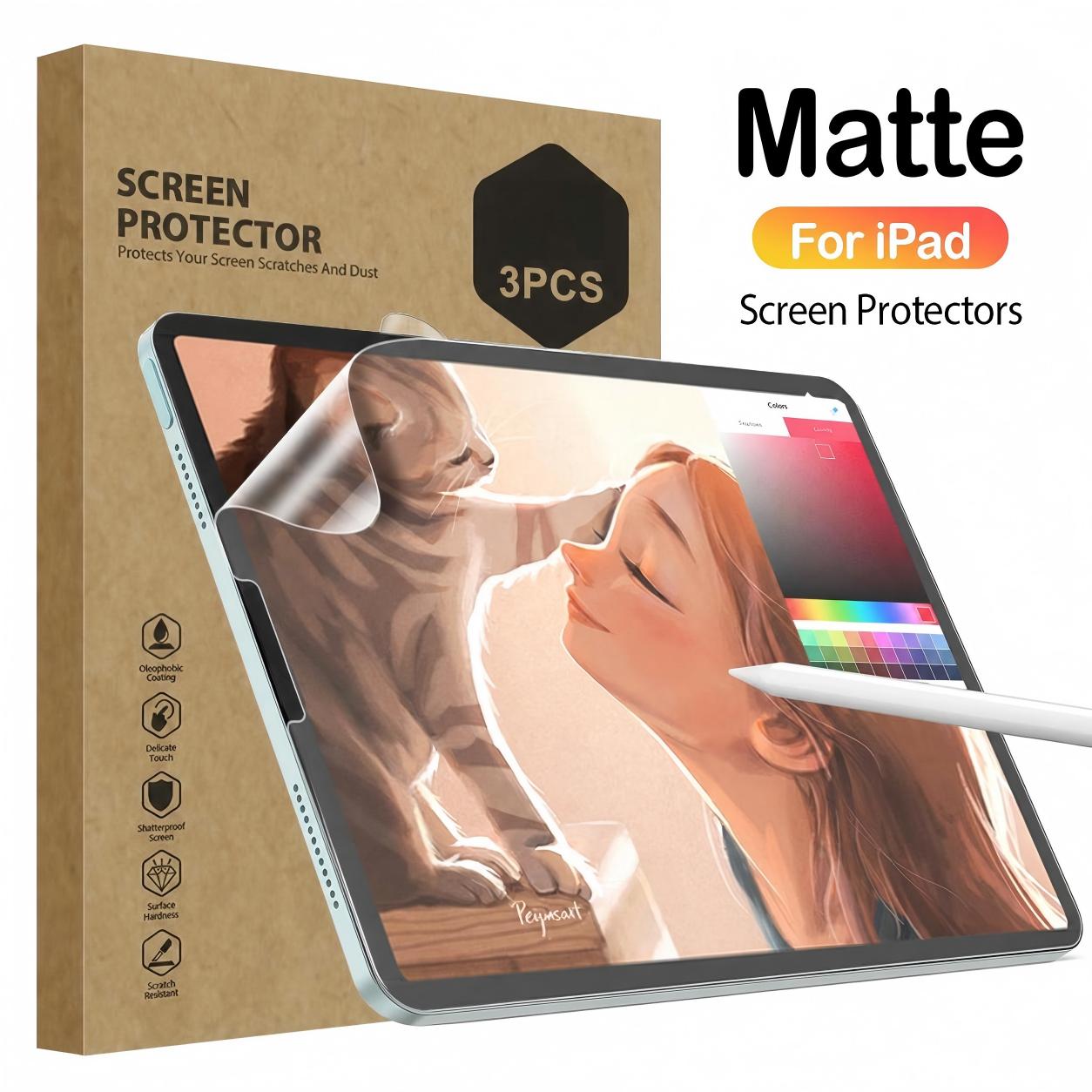 Matte Anti Glare Screen Protector - 3 Pezzi Pellicola Protettiva Opaca Effetto