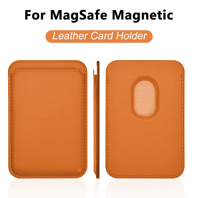 Leather Wallet Card Holder Phone Cover - Portafoglio in Pelle per Carte, Porta