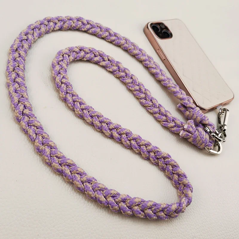 Crossbody Lanyard Neck Strap Case - Tracolla intrecciata a spalla da montagna