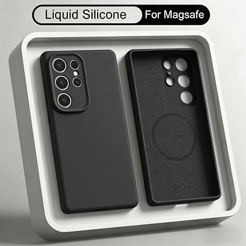 Liquid Silicone Magnetic Phone Case - Custodia Magnetica Morbida in Silicone Liquido