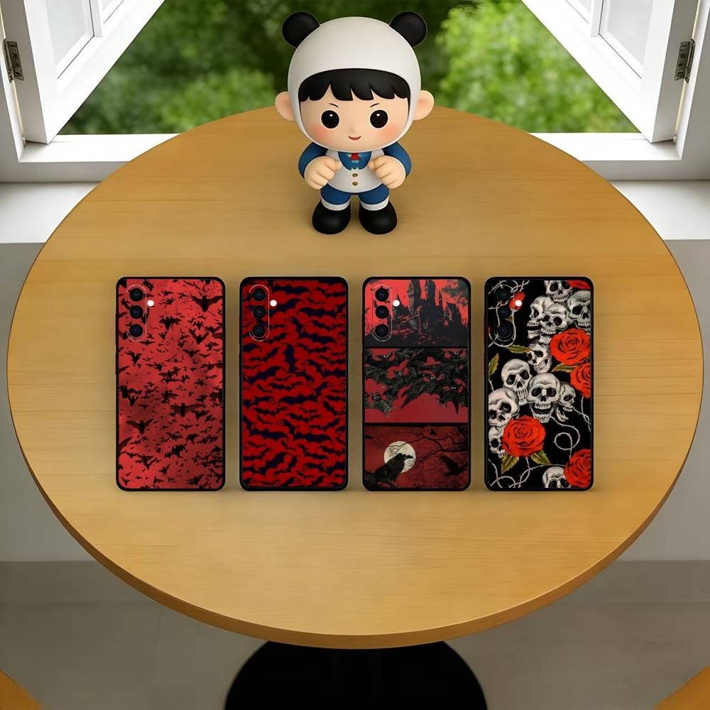 Vintage Floral Pattern Soft Case - Custodia per telefono con motivo vintage