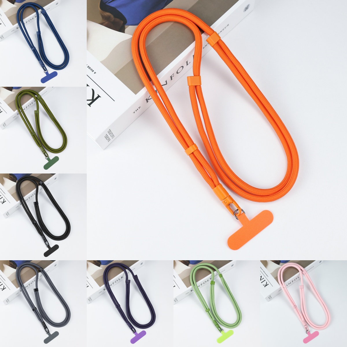 Crossbody Lanyard Neck Strap Case - Cordino universale per telefono con clip