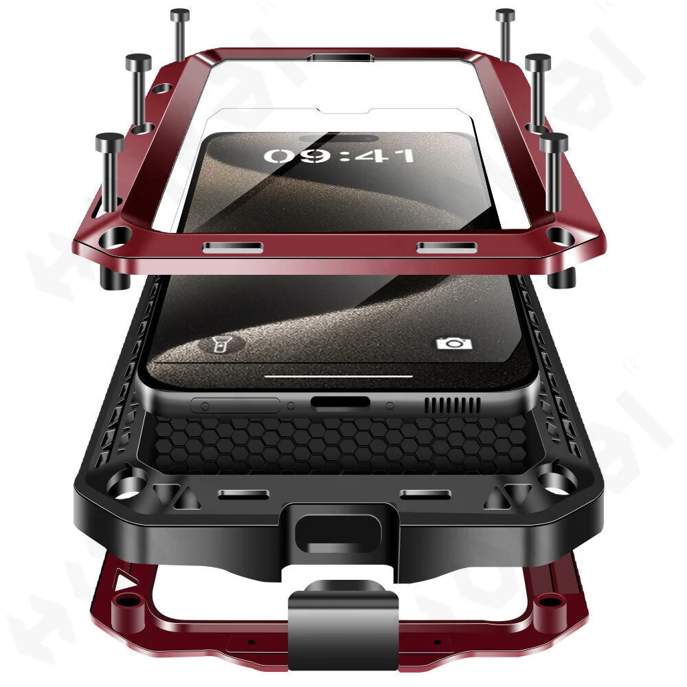 Heavy Duty 360 Full Body Protective Case - Custodia per iPhone 17 16 15