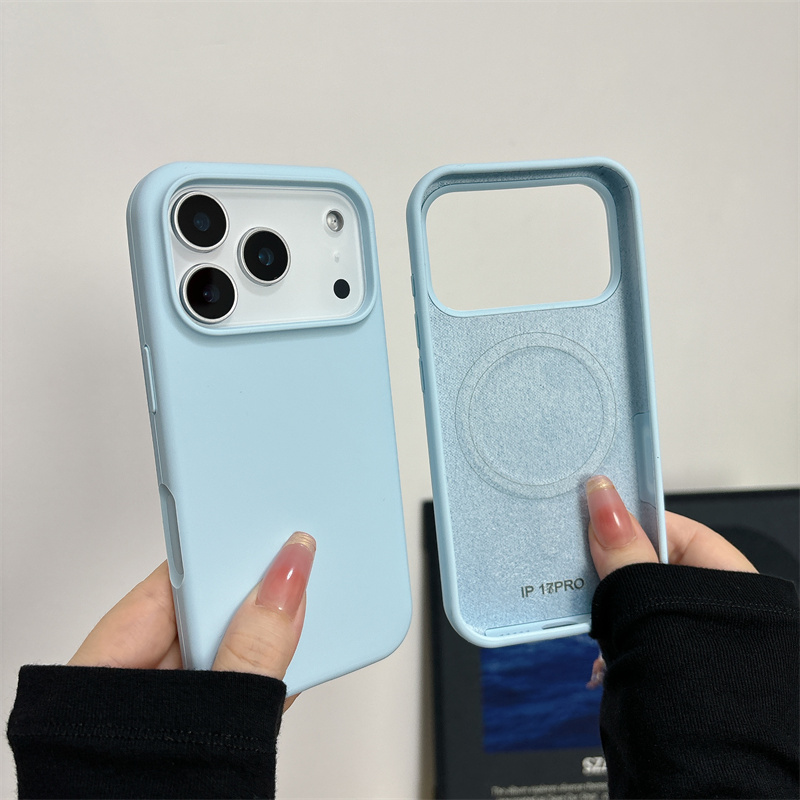 Liquid Silicone Magnetic Phone Case - Custodia Protettiva Magnetica in Silicone Liquido