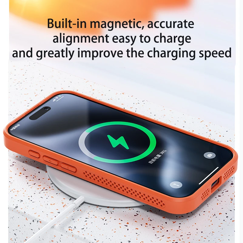 Heat Dissipation Mesh Breathable Case - Raffreddamento Dissipazione del Calore Per Magsafe