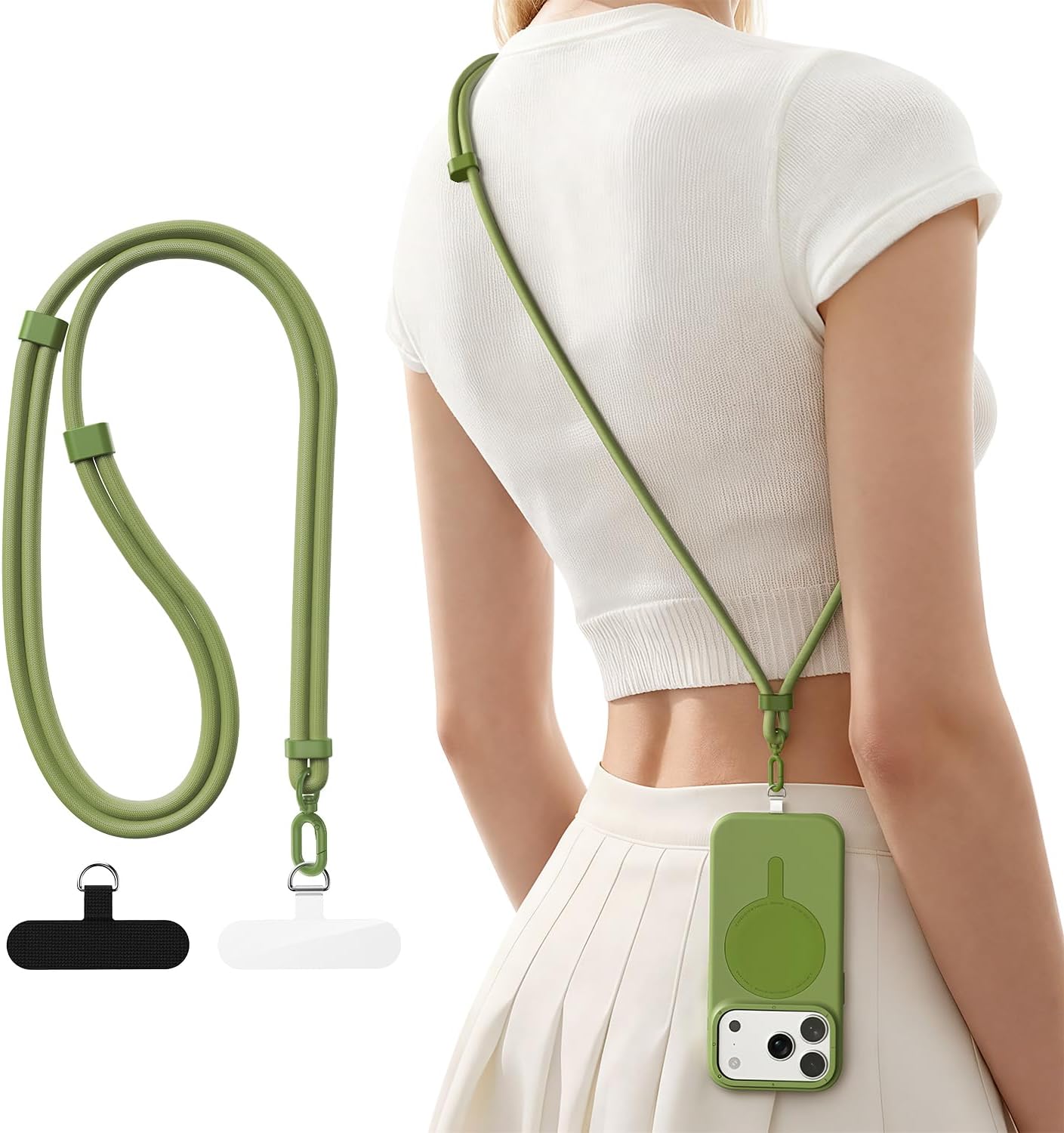 Crossbody Lanyard Neck Strap Case - Laccetto per telefono a tracolla con