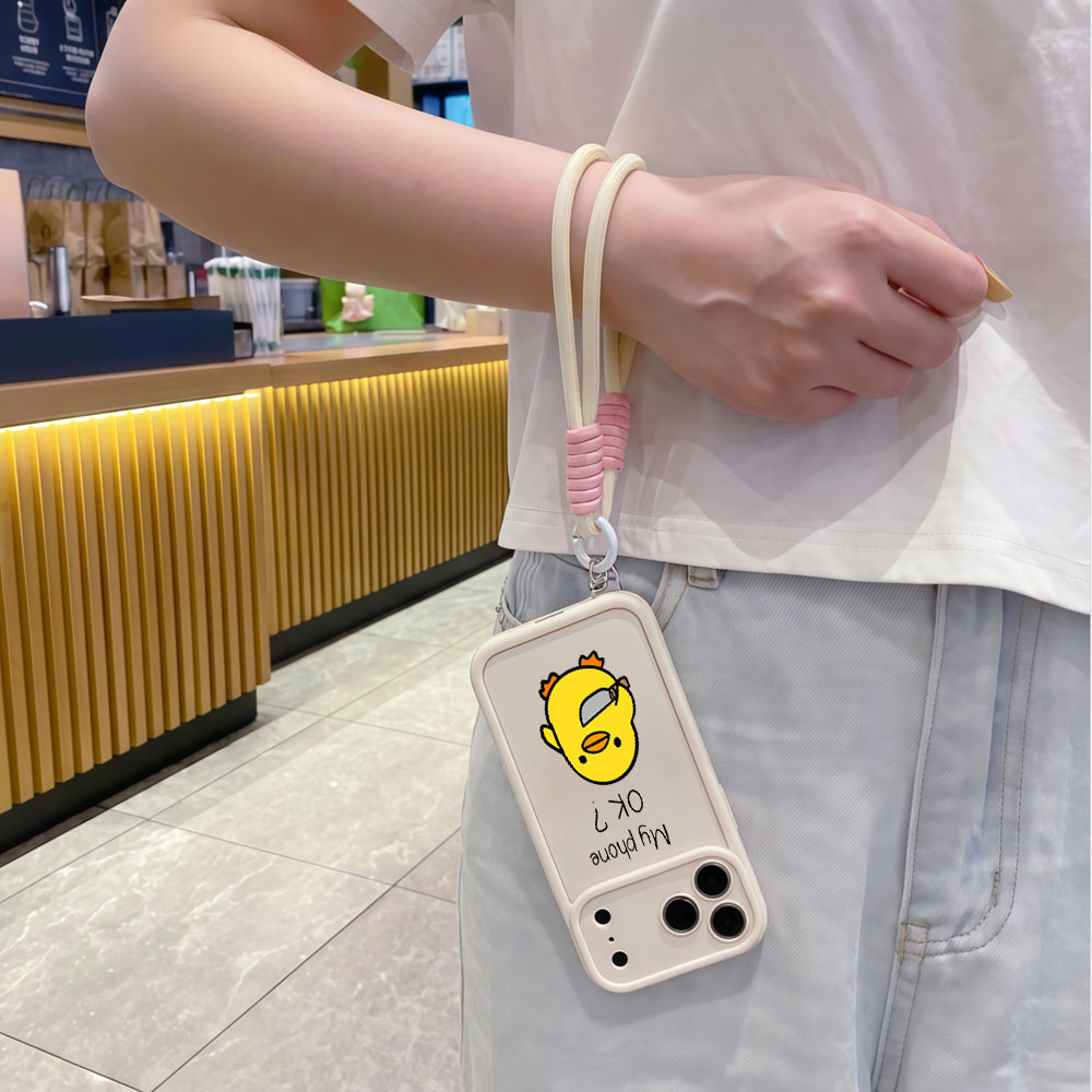 Custodia per telefono con cint - Cute Cartoon Wrist Strap Silicone Case recensione e prezzo