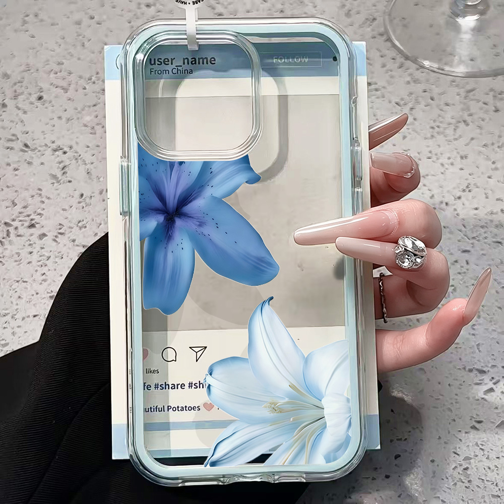 Custodia Trasparente con Fiore - Clear Shockproof Bumper Case recensione e prezzo