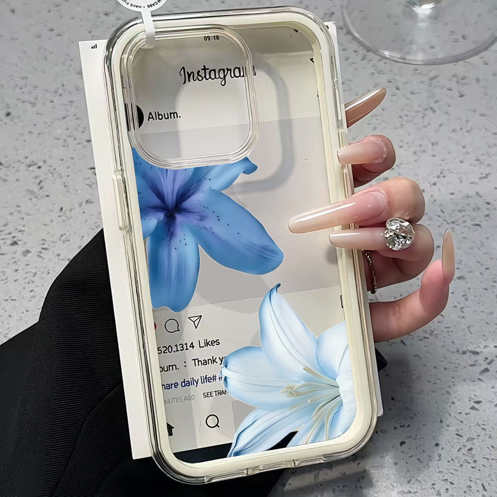 Custodia Trasparente con Fiore - Clear Shockproof Bumper Case recensione e prezzo