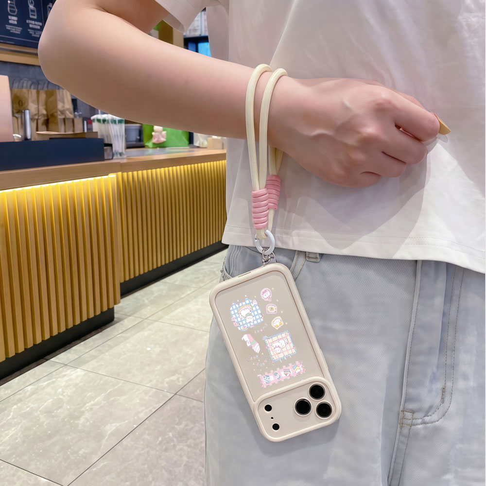 Custodia per telefono con cint - Cute Cartoon Wrist Strap Silicone Case recensione e prezzo
