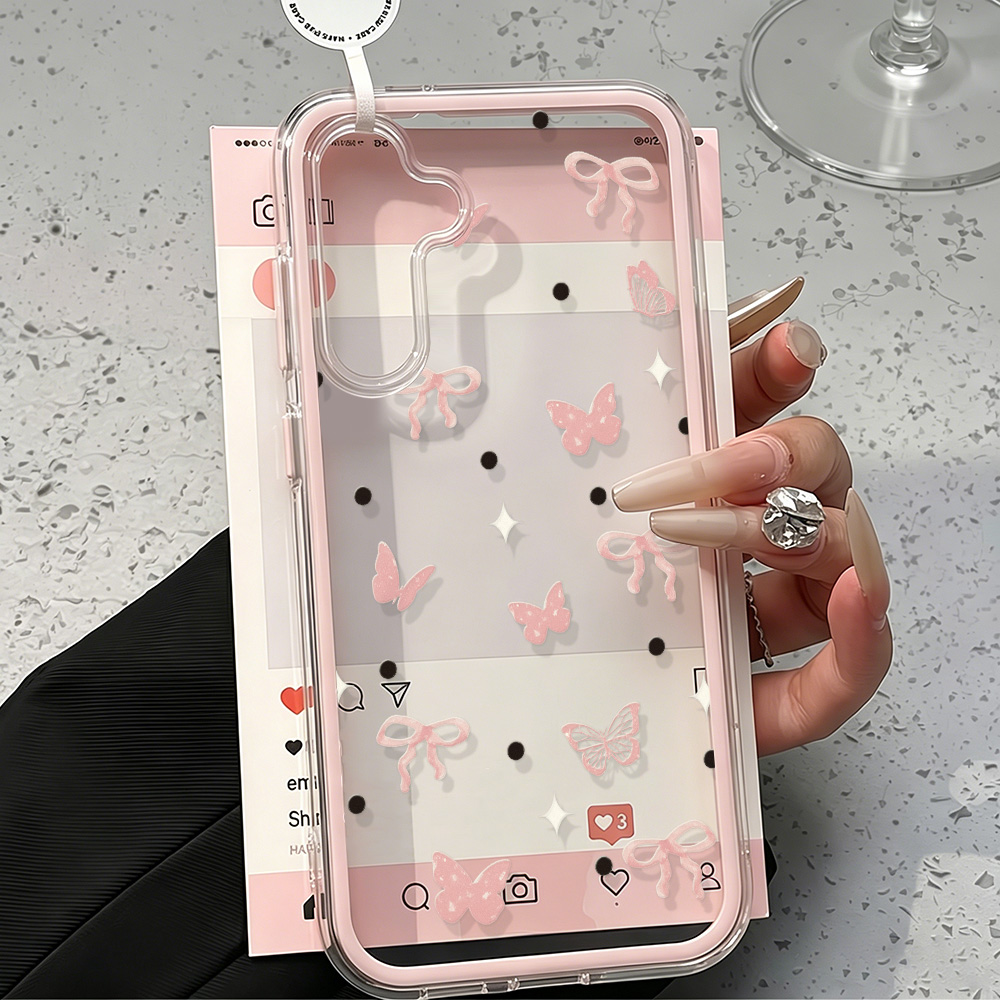 Custodia Morbida Rosa con Fioc - Clear Shockproof Bumper Case recensione e prezzo