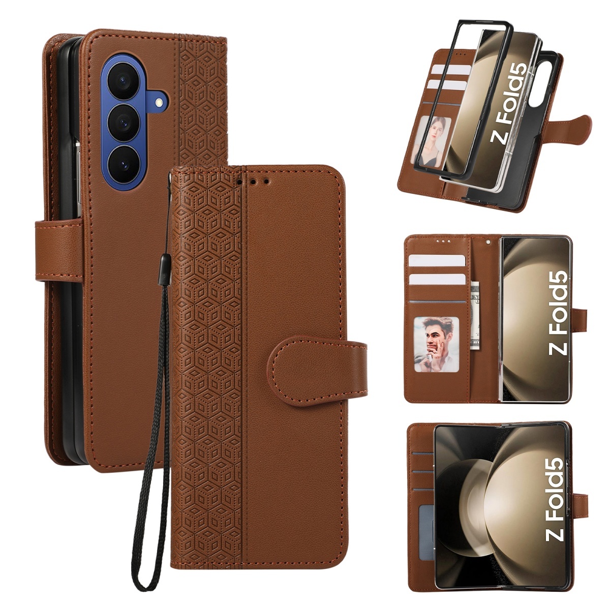Custodia a Portafoglio in Pell - Leather Wallet Card Holder Phone Cover recensione e prezzo
