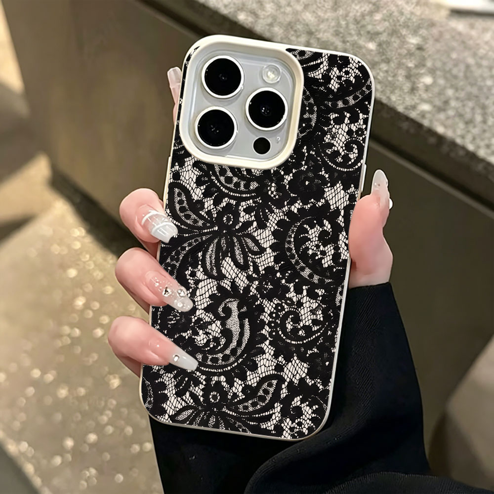 Custodia Morbida Nera Vintage  - Vintage Floral Pattern Soft Case recensione e prezzo