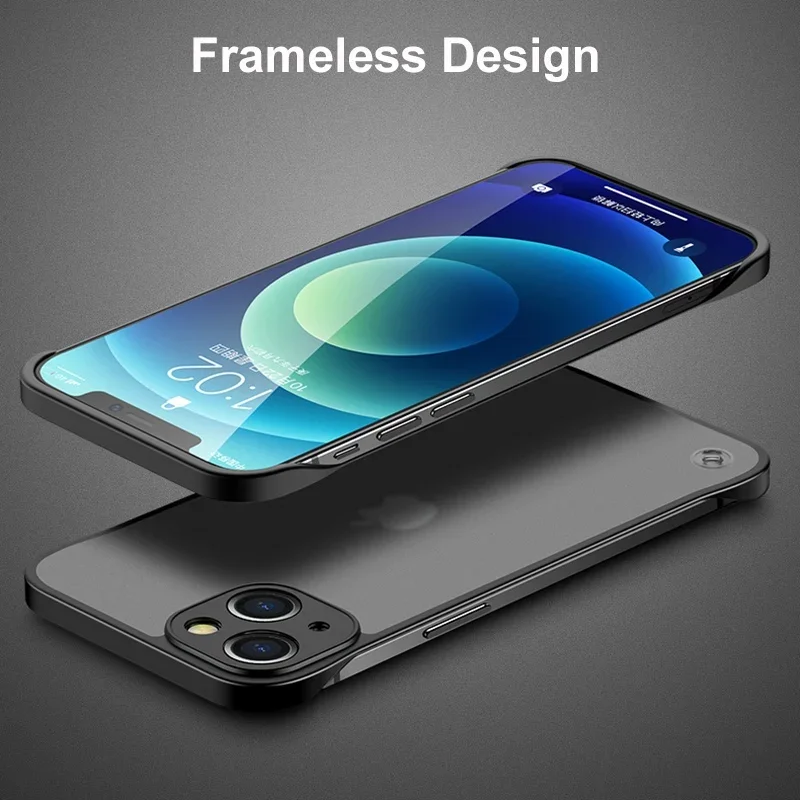 Per Iphone 16 15 14 Pro Max Cu - Ultra Thin Frameless Phone Cover recensione e prezzo